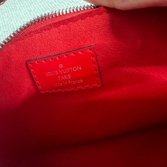 LV Louis Vuitton Red Epi Alma Nano - Picture 9 of 9